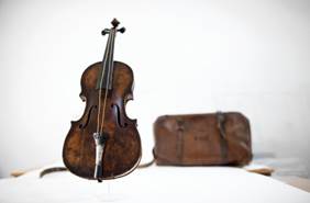 The unplayable violin sold at auction for $1.6 million.